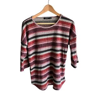 Cure Ribbed 3/4 Sleeve Top